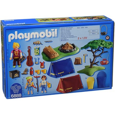 Playmobil 6888 Summer Fun Camp Site with LED Fire