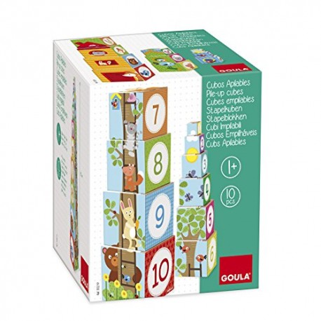 Goula Stackable Woodland Cubes