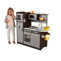 KidKraft Wooden Play Kitchen Uptown Espresso