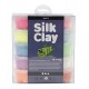 Creativ 10 x 40 g Silk Clay Assorted Colours Basic 1