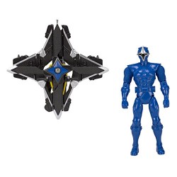 Power Rangers 43573 Ninja Steel Mega Morph Copter with Blue Ranger