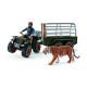 Schleich 42351 Wild Life Quad Bike with Trailer and Ranger Figure