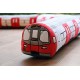 High Resolution Design London Underground 3D Giant Tube Train Plush Toy Cushion
