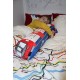 High Resolution Design London Underground 3D Giant Tube Train Plush Toy Cushion