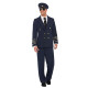 Smiffy's Pilot Costume Medium Navy Blue