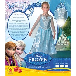 Rubie's Official Disney Frozen Musical and Light up Elsa, Child Costume