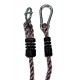 HIKS Tree Swing Conversion / Extension Rope, Fully Adjustable Ideal For Hanging a Swing From a Tree Branch