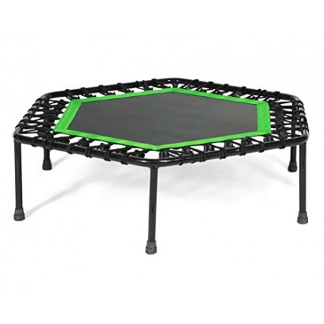 Sportplus Indoor Trampoline, Blue/Green/Red, Rebounder Home Fitness Trampoline With Height