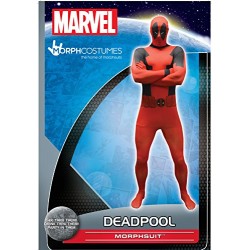 Official Deadpool Basic Morphsuit Fancy Dress Costume