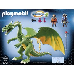 Playmobil 9001 Super 4 Kingsland Dragon with Alex and LED Fire Effects