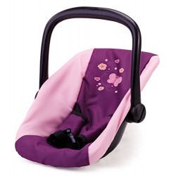 Bayer Design 67657AA Doll Car Seat with Butterfly, Purple/Soft Pink