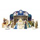 Melissa & Doug Classic Wooden Christmas Nativity Set With 4