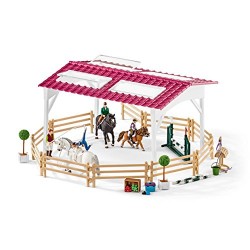 Schleich 42389 Club Riding School with Riders and Horses Toy