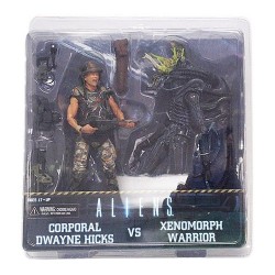 NECA 51396 Aliens Hicks vs Battle Damaged Warrior Action Figure (Pack of 2)