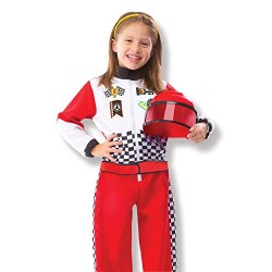 Melissa & Doug Race Car Driver Role Play Costume Set (3 pcs)