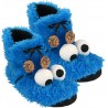 Sesame Street Cookie Monster plush slippers, booties 0122032, size 41/42