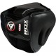RDX Maya Hide Leather Boxing MMA Protector Headgear UFC Fighting Head Guard Sparring Helmet