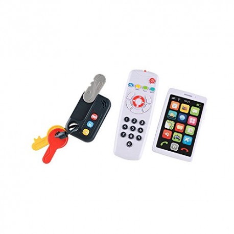 Early Learning Centre My First Gadget Set, TV Remote, Phone, Car Keys Baby Toddler Sounds Toys