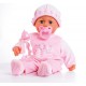 Bayer Design 15inch First Words Baby Doll in Lovely Outfit (Pink)