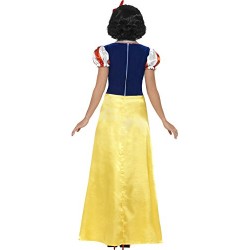 Smiffy's Adult Women's Princess Snow Costume, Dress, Collar and Headband, Wings and Wishes, Serious Fun, Size