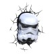 3D Light FX 50028 Star Wars Stormtrooper 3D Deco Light, Plastic, White/Blue/Black