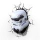 3D Light FX 50028 Star Wars Stormtrooper 3D Deco Light, Plastic, White/Blue/Black