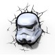 3D Light FX 50028 Star Wars Stormtrooper 3D Deco Light, Plastic, White/Blue/Black
