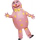 Smiffy's Adult Unisex Mr Blobby Costume, Inflatable Suit & Gloves, One Size, Color