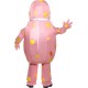 Smiffy's Adult Unisex Mr Blobby Costume, Inflatable Suit & Gloves, One Size, Color