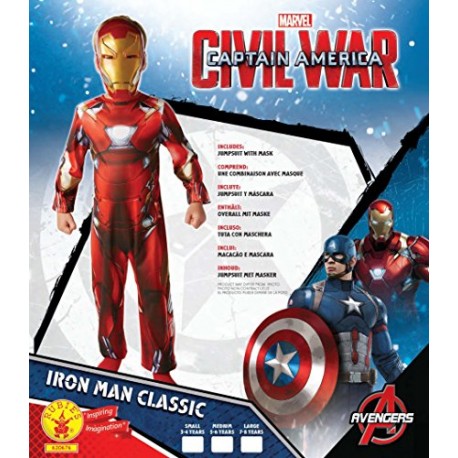 Rubie's Official Child's Marvel Civil War Classic Iron Man Costume