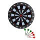Homcom 16 Professional Dartboard Set w/ 6 Darts Full Size Tournament Dart Board
