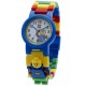 LEGO Classic Kids Minifigure Link Buildable Watch | blue/yellow | plastic | 28mm case diameter| analogue quartz | boy girl | off