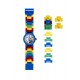 LEGO Classic Kids Minifigure Link Buildable Watch | blue/yellow | plastic | 28mm case diameter| analogue quartz | boy girl | off