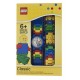 LEGO Classic Kids Minifigure Link Buildable Watch | blue/yellow | plastic | 28mm case diameter| analogue quartz | boy girl | off