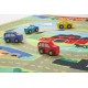 Melissa & Doug Round the Town Road Rug and Car Activity Play Set With 4 Wooden Cars (99 x 91.5 cm)