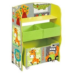Liberty House Toys TF4821 Kid Safari Storage Box and Fabric Bin