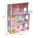 Kiddi Style Wooden Tall Classic Mansion Doll House with Furniture