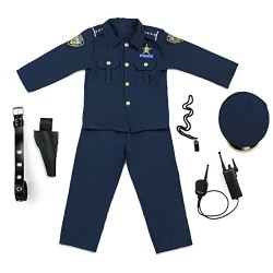 Dress Up America Deluxe Police Dress Up Costume Set