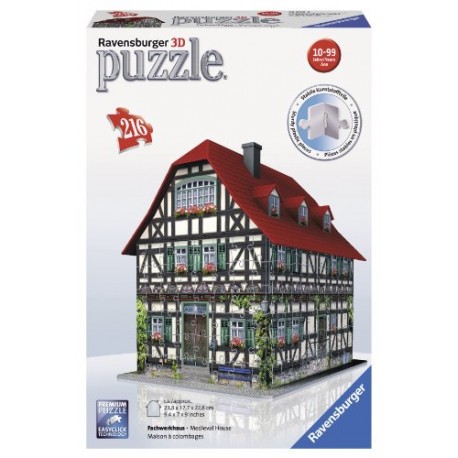 Ravensburger Medieval House 3D Puzzle, 216 Pieces