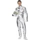 Smiffy's Adult men's Spaceman Costume, Jumpsuit, Hood, Gloves and Boot Covers, Troops, Serious Fun, Size M, 30821
