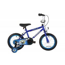 Sonic Rascal Kids' Kids Bike Blue 1 speed colour cordinated spoked wheels fully enclosed chainguard and easy reach brakes