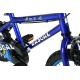 Sonic Rascal Kids' Kids Bike Blue 1 speed colour cordinated spoked wheels fully enclosed chainguard and easy reach brakes