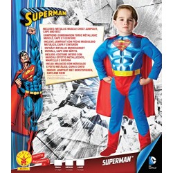 Rubie's Official DC Comics Batman Metallic Chest Superman, Children Costume