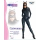Rubie's Official Deluxe Catwoman Ladies Fancy Dress Dark Knight Batman Superhero Womens Costume(Medium)
