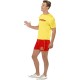 Smiffy's Adult Men's Baywatch men's Beach Costume, Top and Shorts, Baywatch, Serious Fun, Size L, 32868