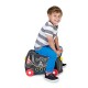Trunki Pedro the Pirate Ship Ride and Carry On Suitcase Children's Luggage, 46 cm, 18 L, Black