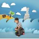 Trunki Pedro the Pirate Ship Ride and Carry On Suitcase Children's Luggage, 46 cm, 18 L, Black