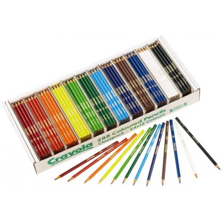 Crayola Colouring Pencils 288 class Pack