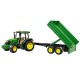Bruder John Deere 5115M Toy Tractor and Tipping Trailer