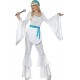 Smiffy's Adult Women's Super Trooper Costume, Top, trousers, Hat and Belt Tie, 70 Disco, Serious Fun, Size M, 33483